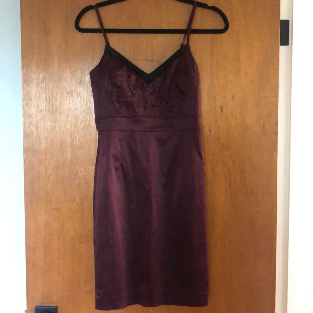 Burgundy Dynamite cocktail dress